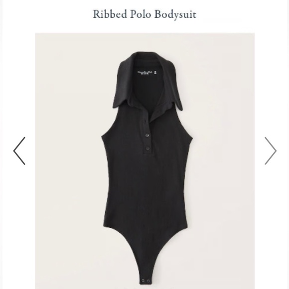 Bundle of two Abercrombie & Fitch ribbed polo bodysuits - Picture 5 of 7